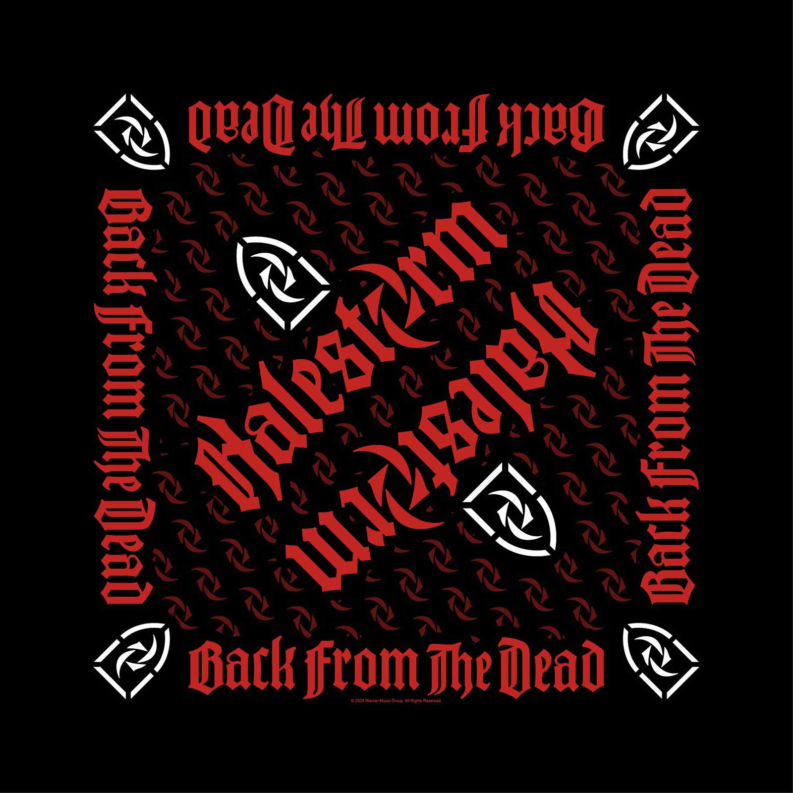 Halestorm Unisex Bandana: Back From The Dead (Black)