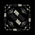 Volbeat Unisex Bandana: Logo (Black)