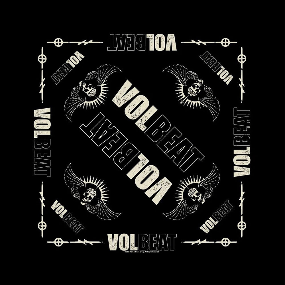 Volbeat Unisex Bandana: Logo (Black)