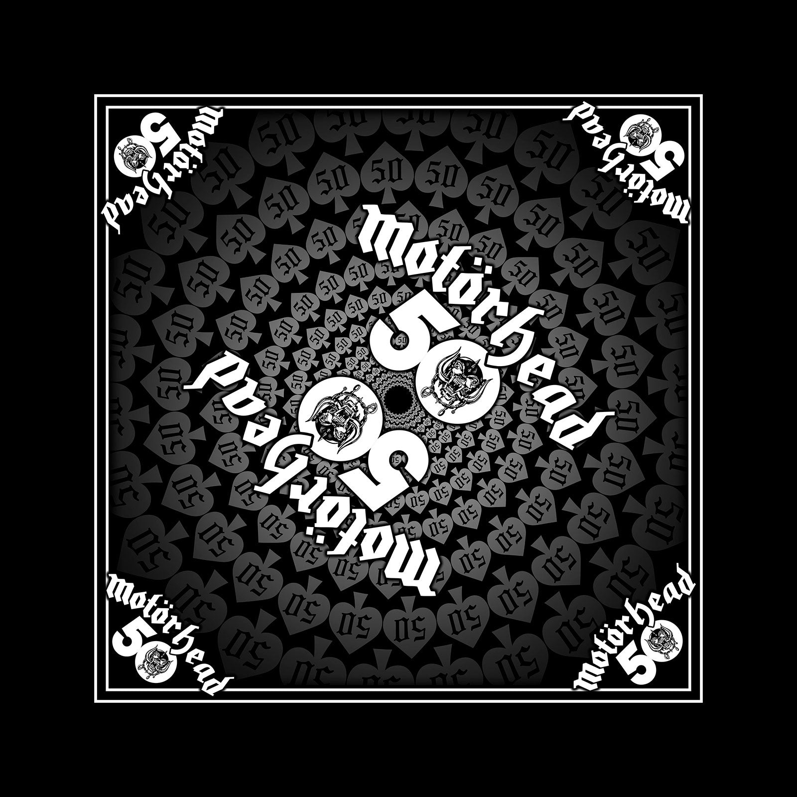 Motorhead Unisex Bandana: 50 (Black)