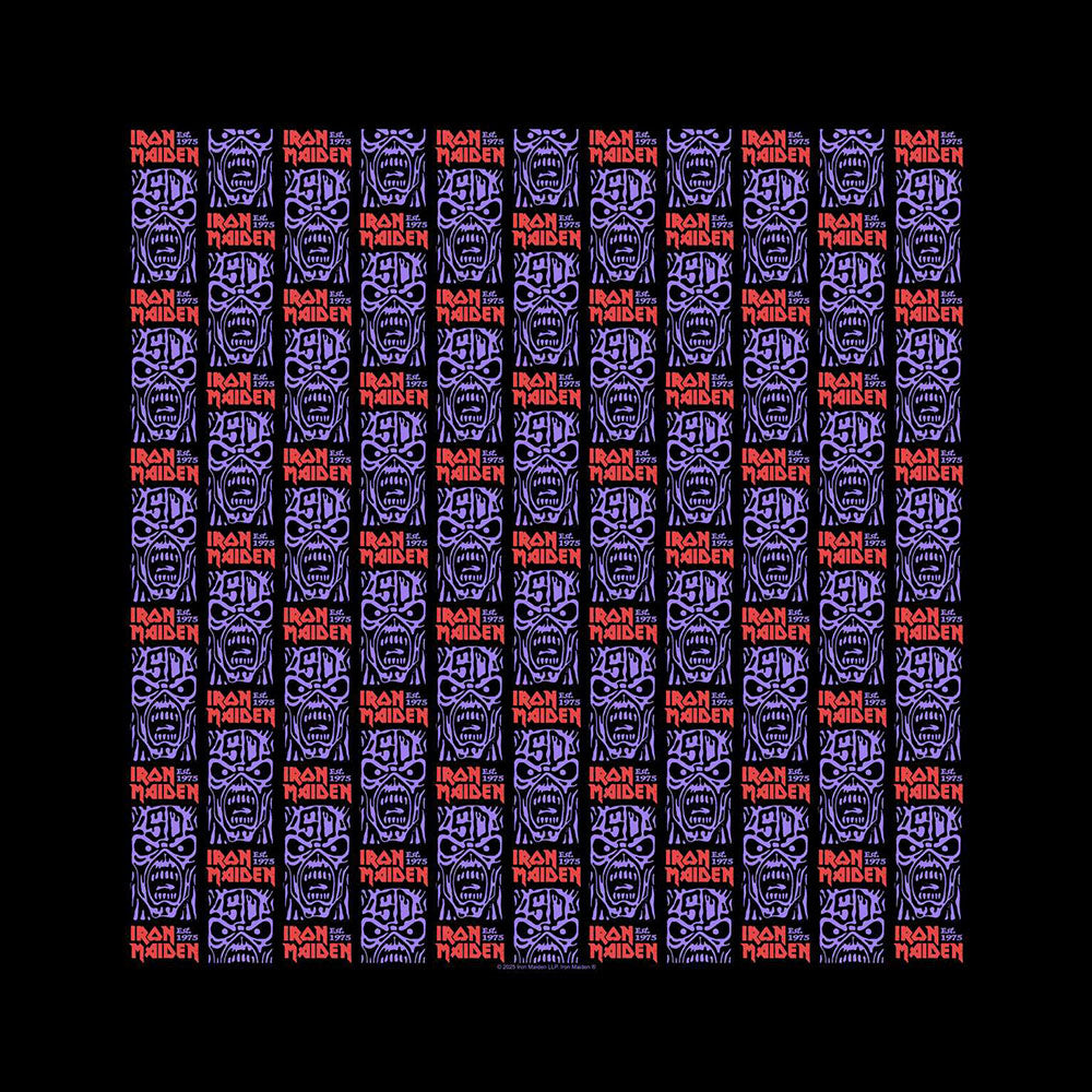 Iron Maiden Unisex Bandana: Est 1975 (Black)