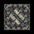 Pink Floyd Unisex Bandana: Mosaics (Black)