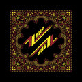 ZZ Top Unisex Bandana: Logo (Black)
