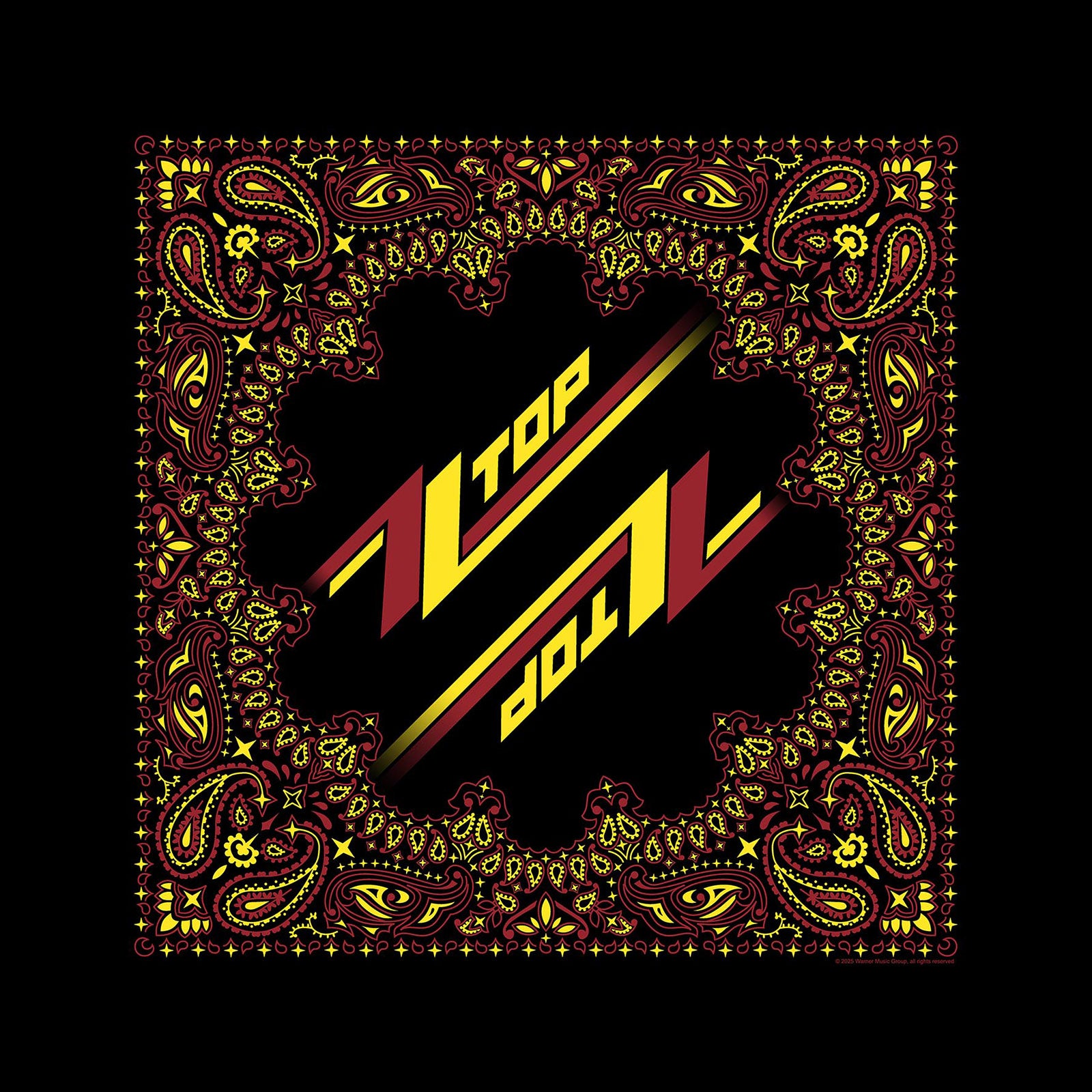 ZZ Top Unisex Bandana: Logo (Black)