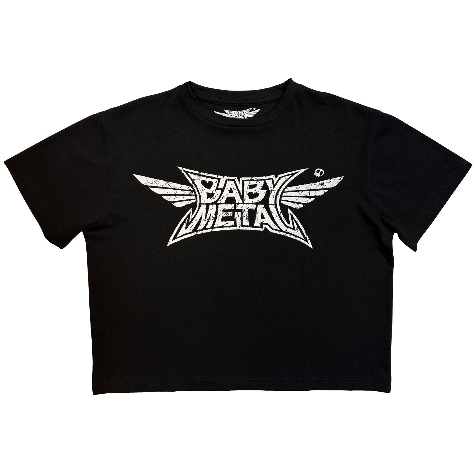 Babymetal Ladies Crop Top: Pentagram (Black)