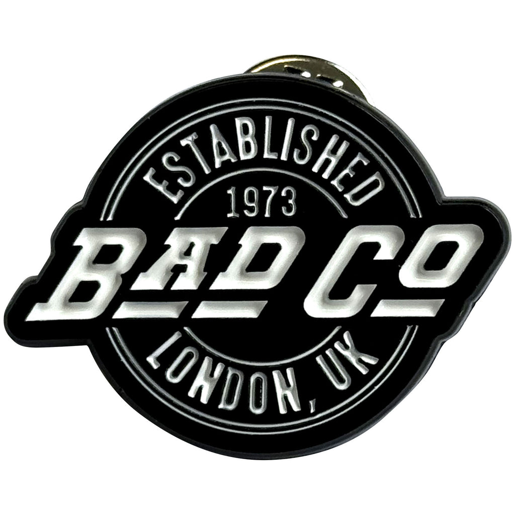 Bad Company Pin Badge: Est. 1973 Circle Logo