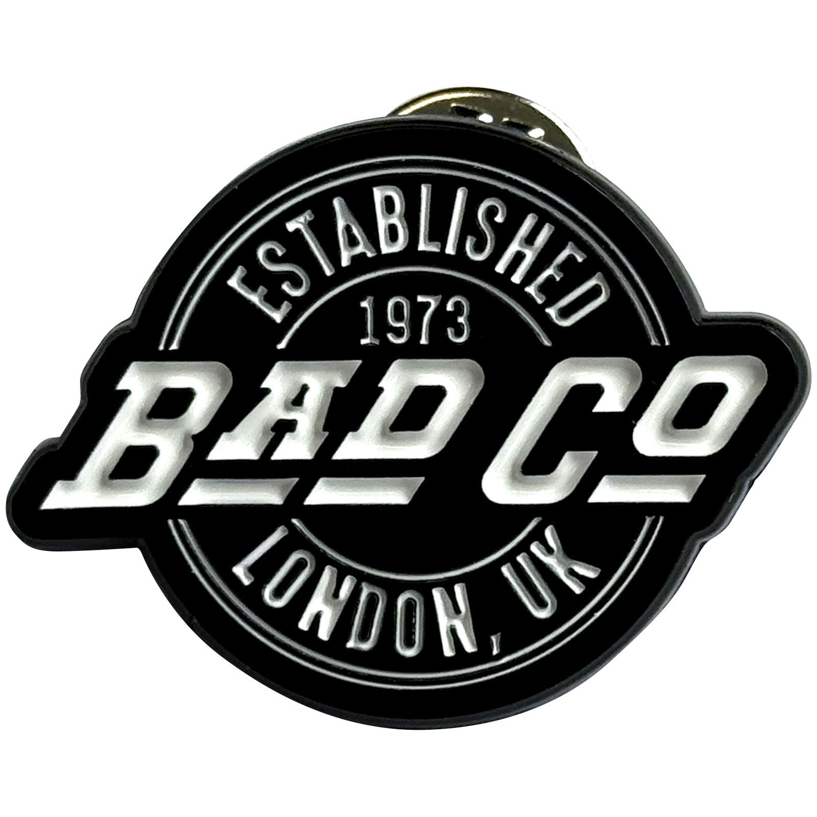 Bad Company Pin Badge: Est. 1973 Circle Logo