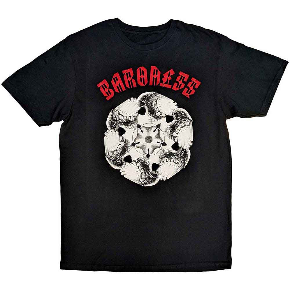 Baroness Unisex T-Shirt: Lightwing (Black) (Back Print)