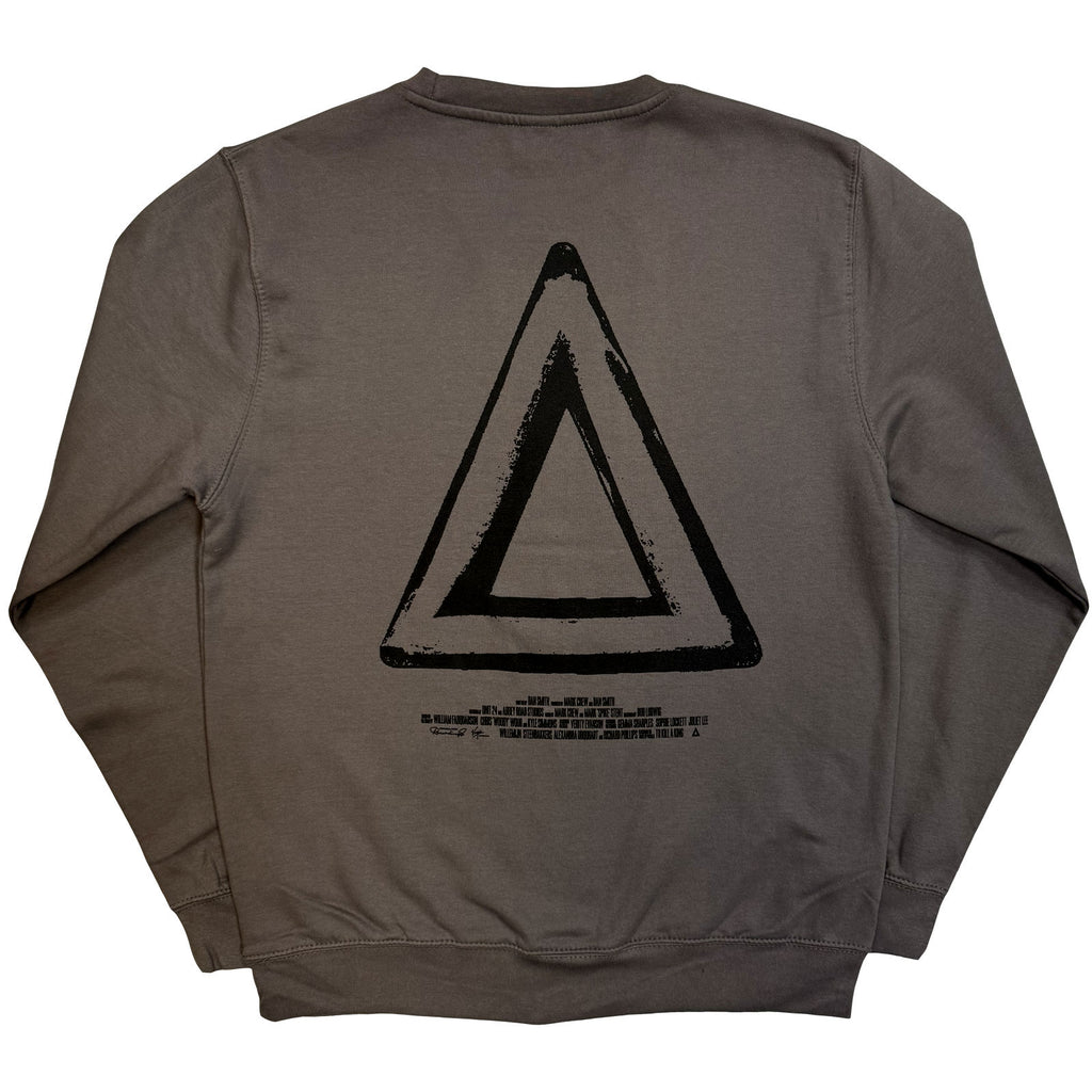 Bastille Unisex Sweatshirt: Repeat Logo (Charcoal Grey) (Back Print) (Ex-Tour)