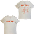 Bastille Unisex T-Shirt: Summer UK & EU Tour 23 (Natural) (Back Print) (Ex-Tour)