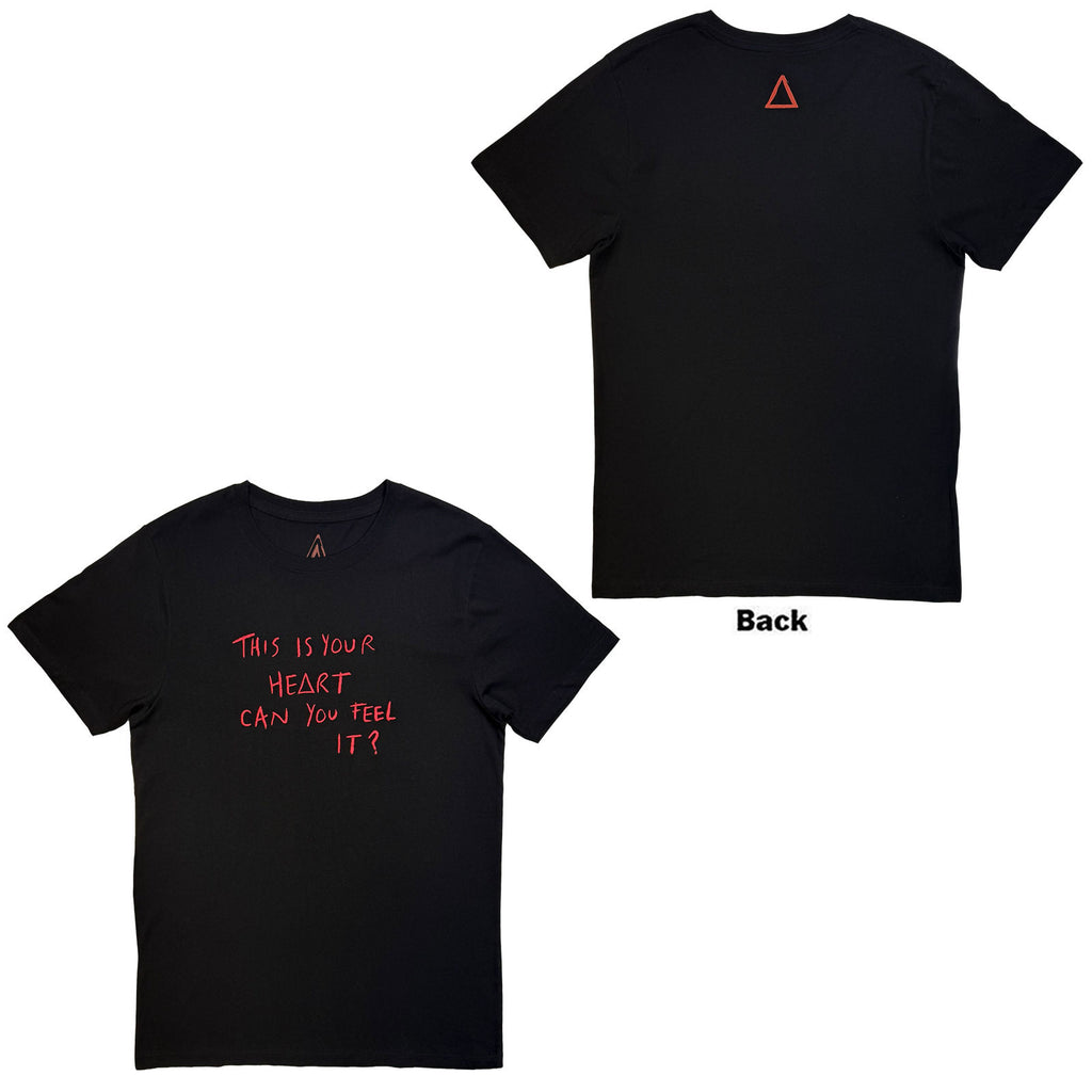 Bastille Unisex T-Shirt: This Is Your Heart (Black) (Back Print) (Ex-Tour)