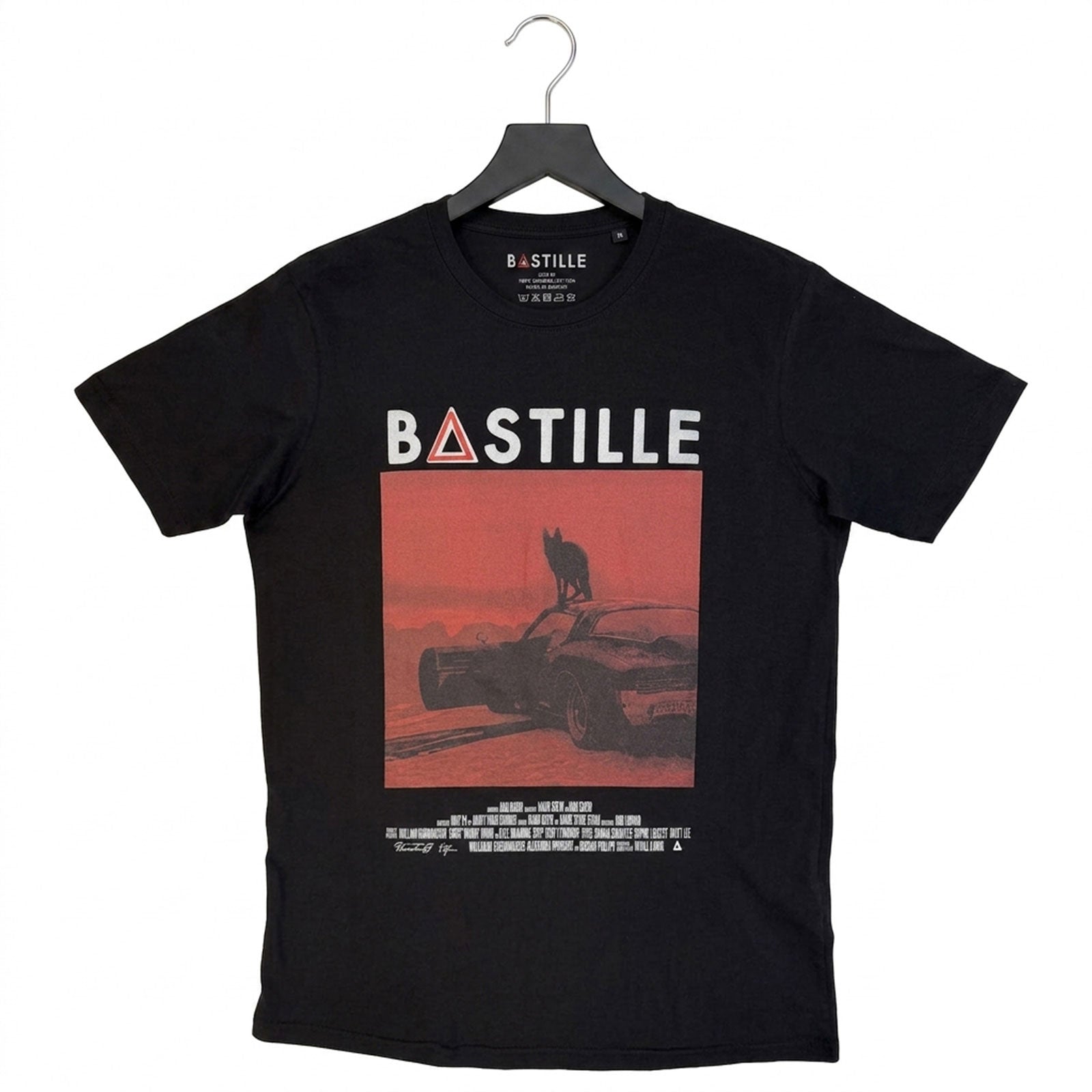 Bastille Unisex Premium Carbon T-Shirt: Bad Blood Wolf (Black)