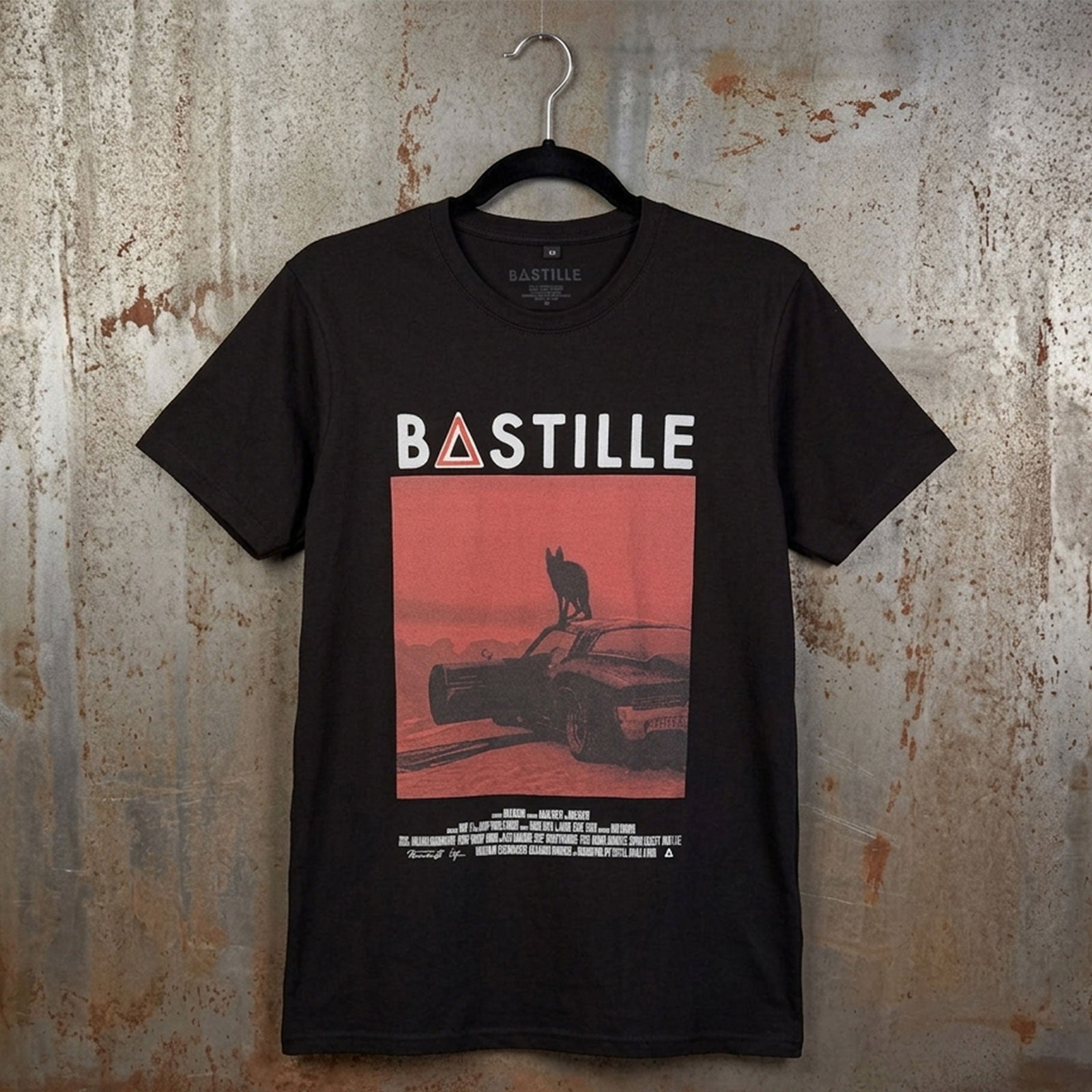 Bastille Unisex Premium Carbon T-Shirt: Bad Blood Wolf (Black)