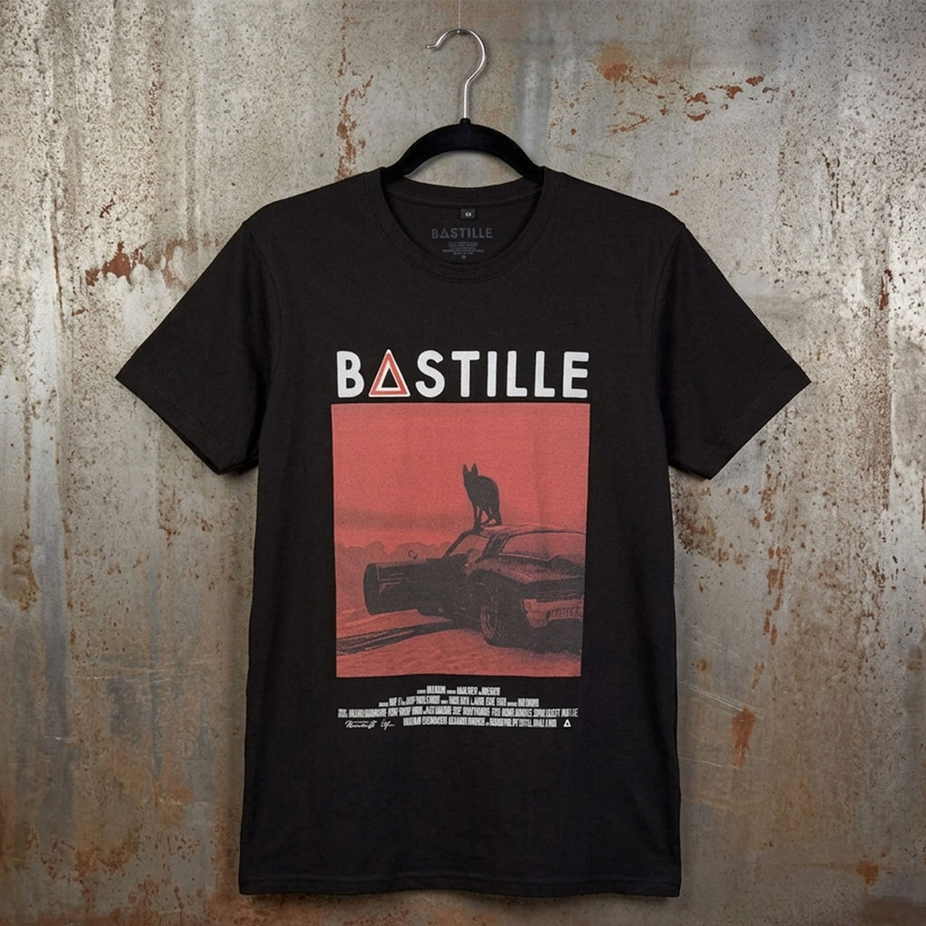 Bastille Unisex Premium Carbon T-Shirt: Bad Blood Wolf (Black)