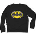 DC Comics Unisex Sweatshirt: Batman Original Cartoon Logo (Black)
