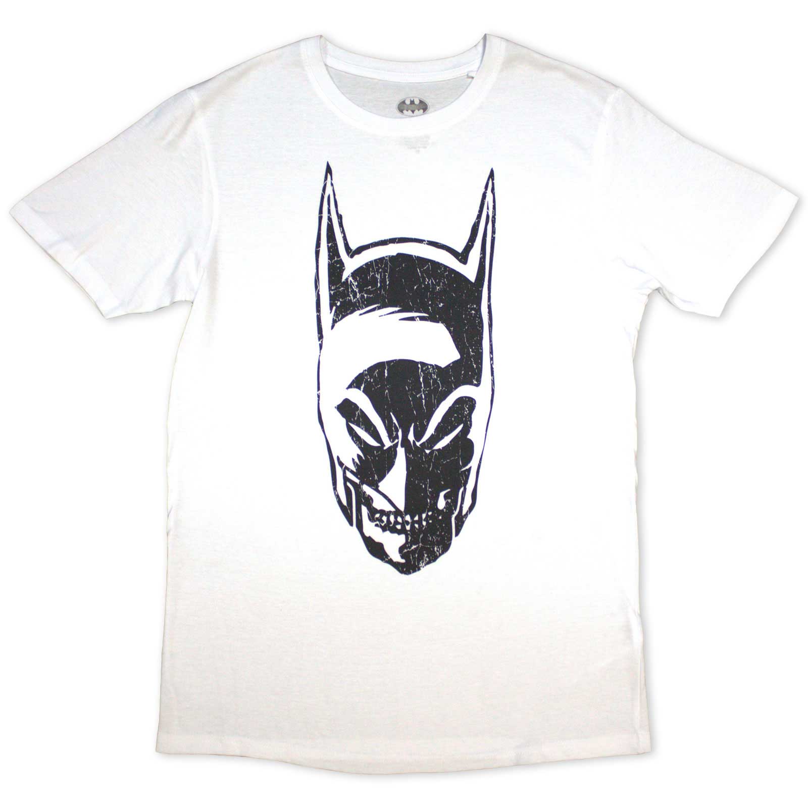 DC Comics Unisex T-Shirt: Batman - Snarl (White)