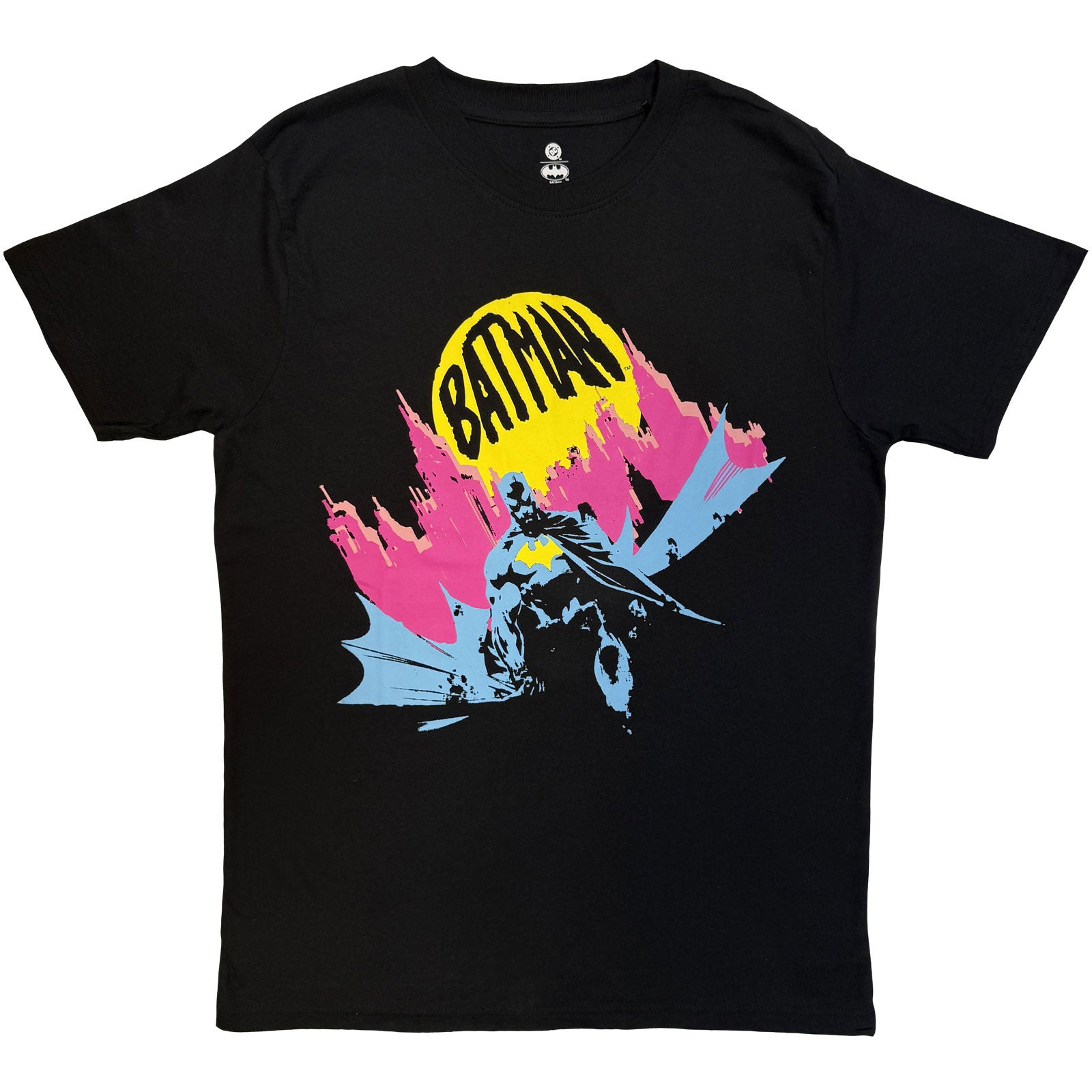 DC Comics Unisex T-Shirt: Batman City Scape (Black)