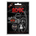 AC/DC Button Badge Pack: For Those About To Rock