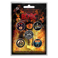 AC/DC Button Badge Pack: Highway to Hell