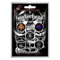 Motorhead Button Badge Pack: England