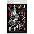AC/DC Button Badge Pack: Bolt Array
