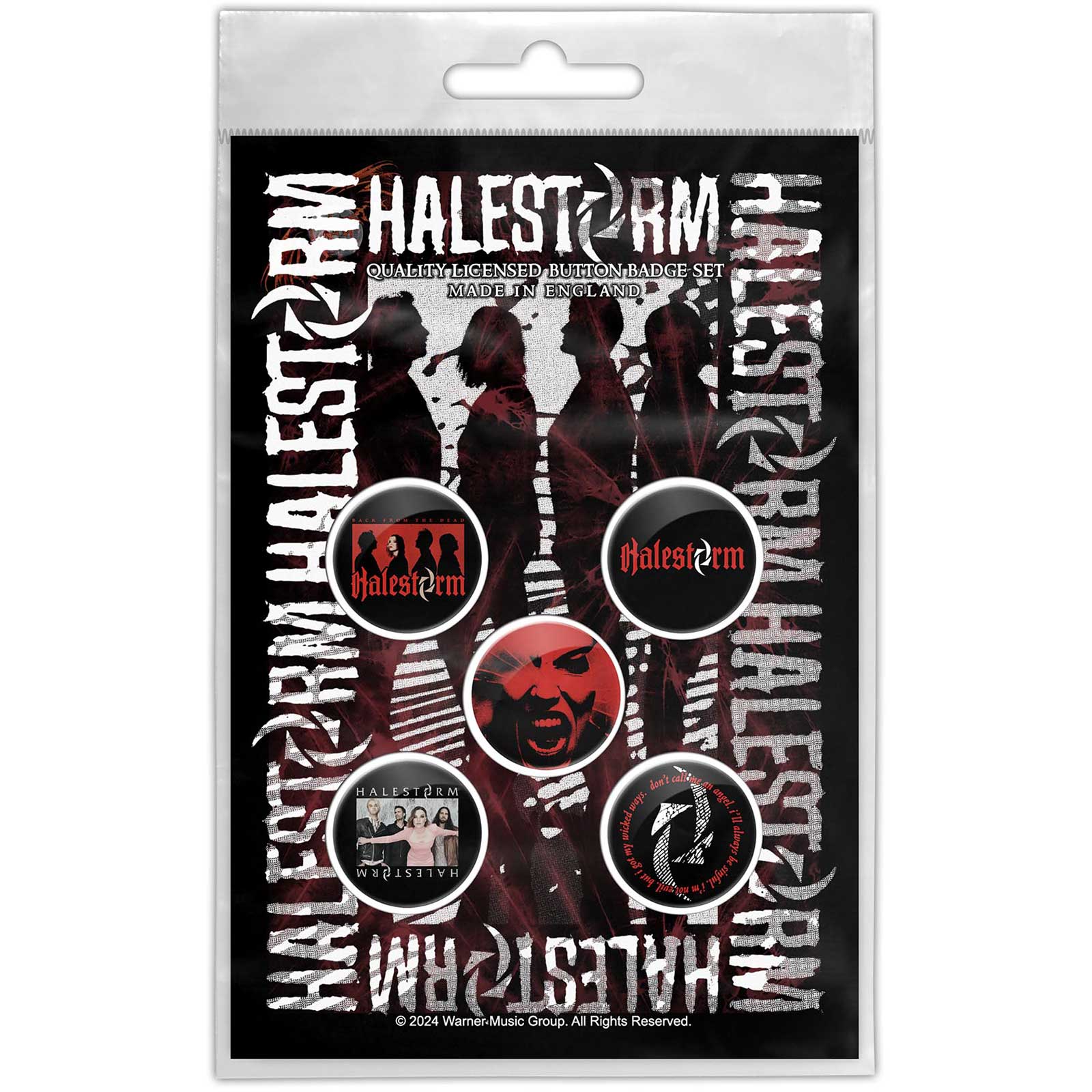 Halestorm Button Badge Pack: Portrait