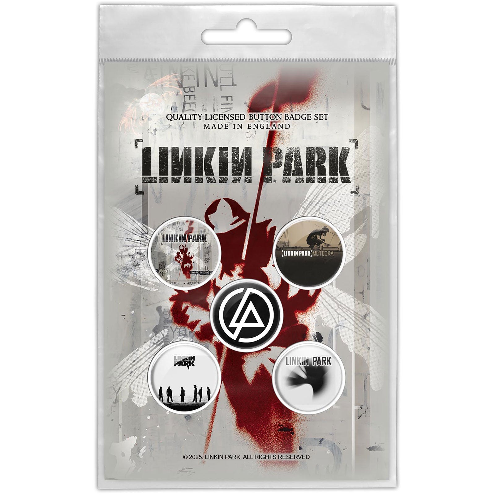 Linkin Park Button Badge Pack: Hybrid Theory