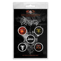 Venom Button Badge Pack: Black Metal