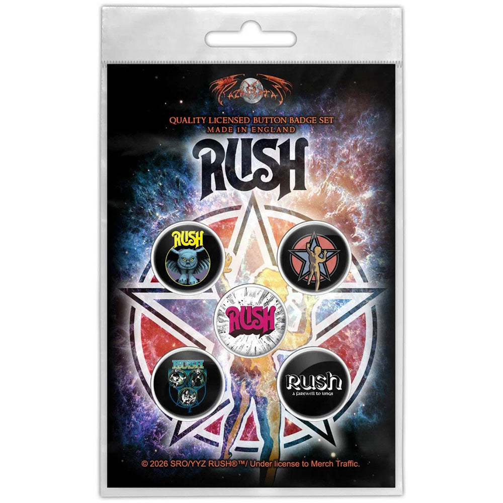 Rush Button Badge Pack: Starman