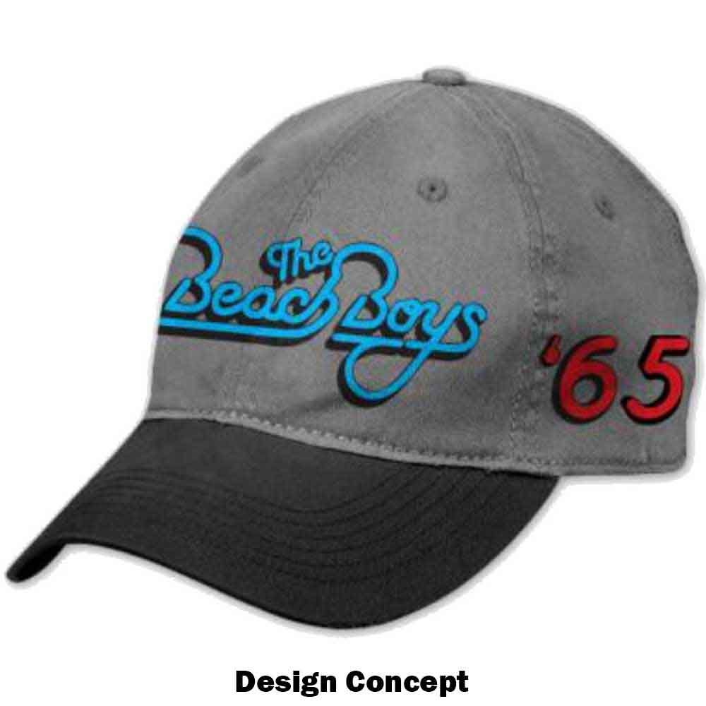 The Beach Boys Unisex Baseball Cap: 65 (Black & Grey)
