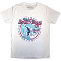 The Beach Boys Unisex T-Shirt: Surfin' USA Circle (White)