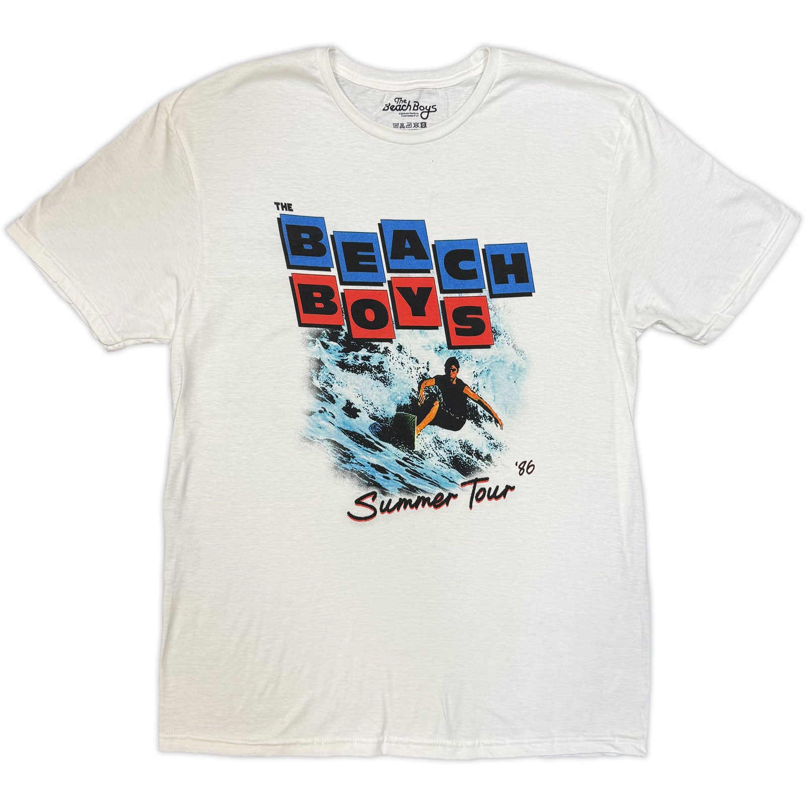 The Beach Boys Unisex T-Shirt: Summer Tour '86 (White)