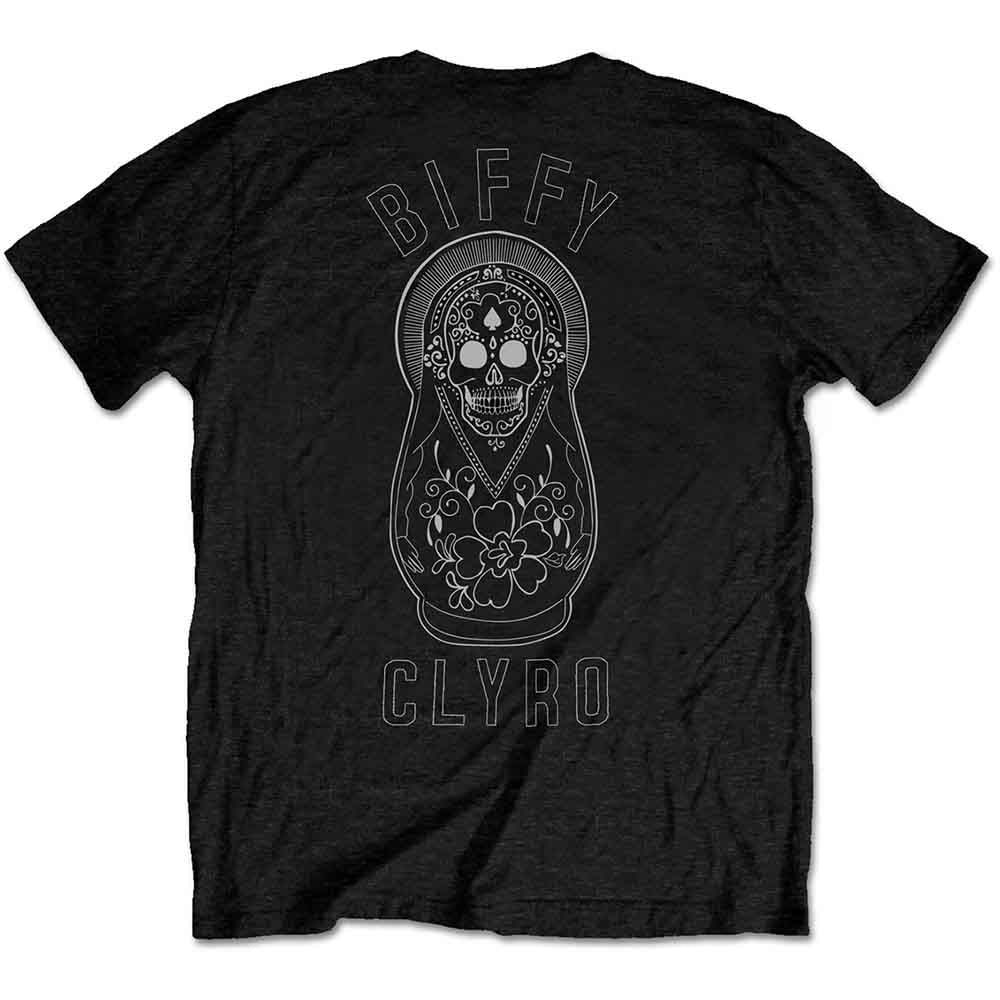 Biffy Clyro Unisex T-Shirt: Dolls (Black) (Back Print)