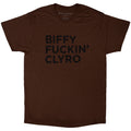 Biffy Clyro Unisex T-Shirt: Biffy Fucking Clyro (Brown)