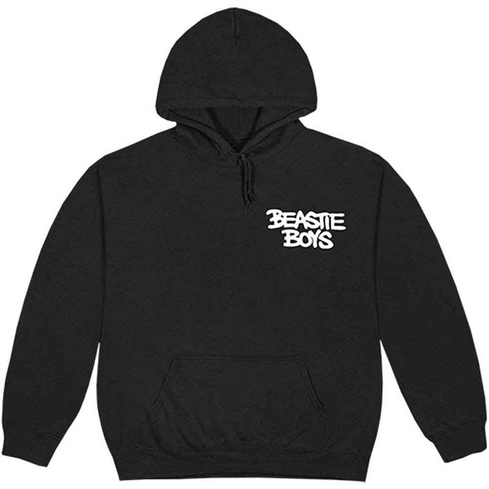 The Beastie Boys Unisex Pullover Hoodie: Check Your Head (Black) (Back Print)