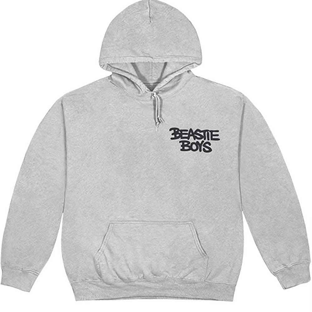 The Beastie Boys Unisex Pullover Hoodie: Check Your Head (Grey) (Back Print)