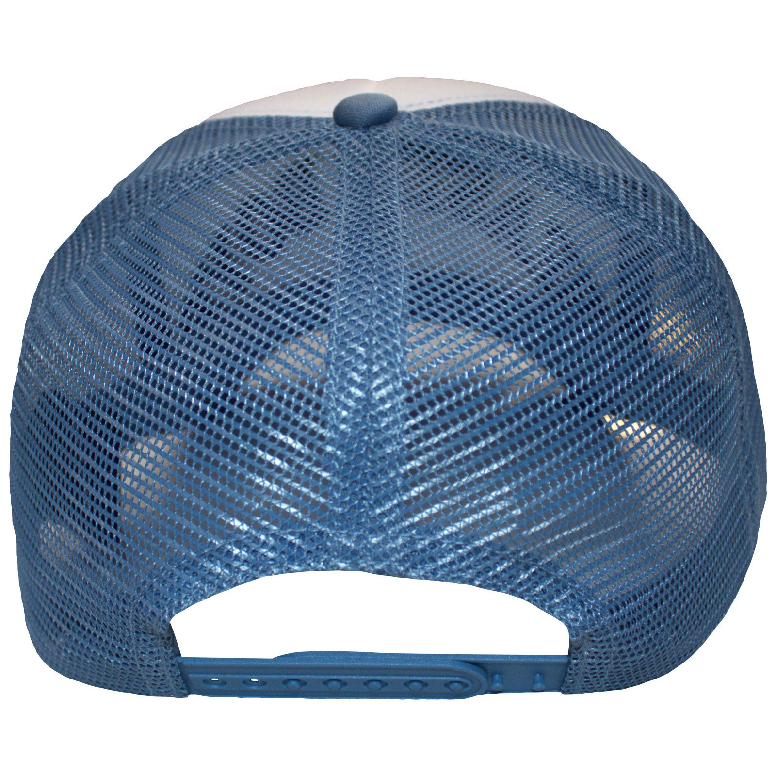 The Beastie Boys Unisex Mesh Back Cap: Text Logo (White & Denim Blue)