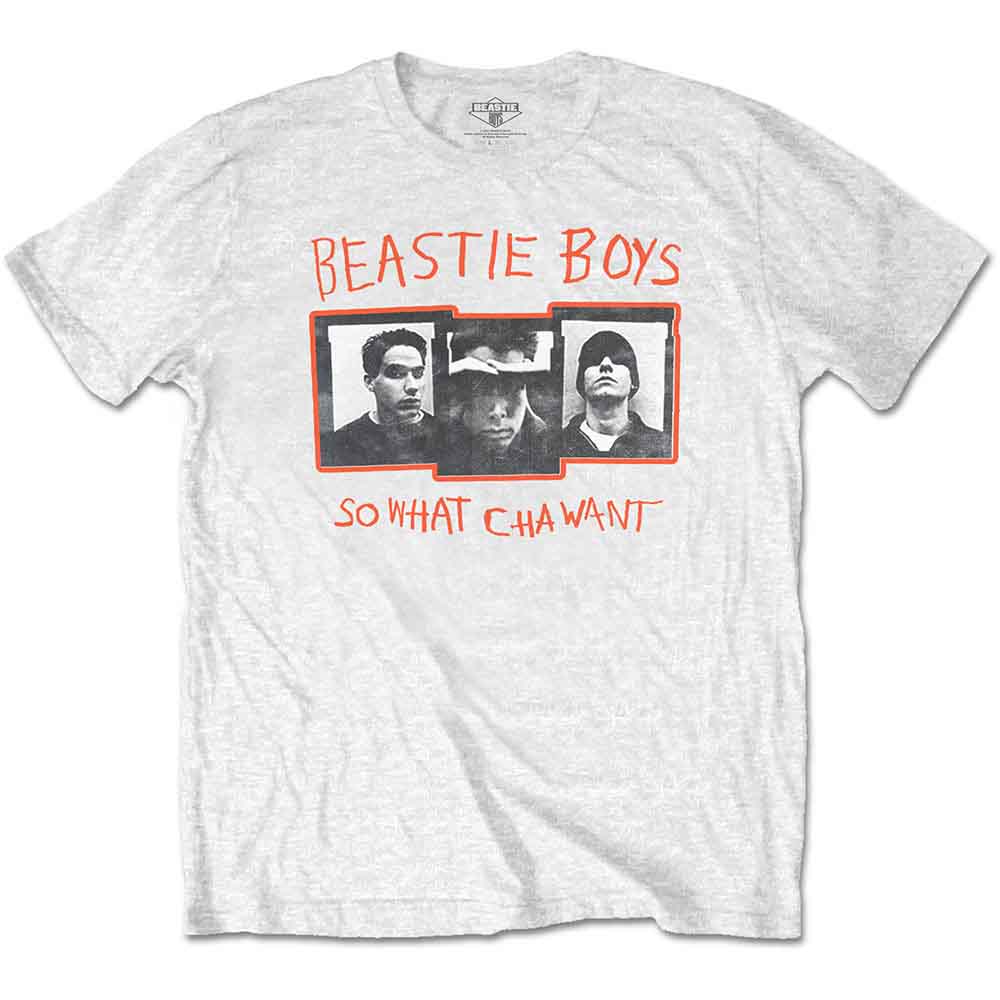 The Beastie Boys Unisex T-Shirt: So What Cha Want (White)