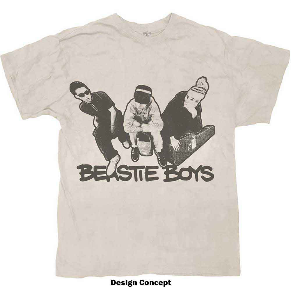The Beastie Boys Unisex T-Shirt: Check Your Head (Sand) (Wash Collection)