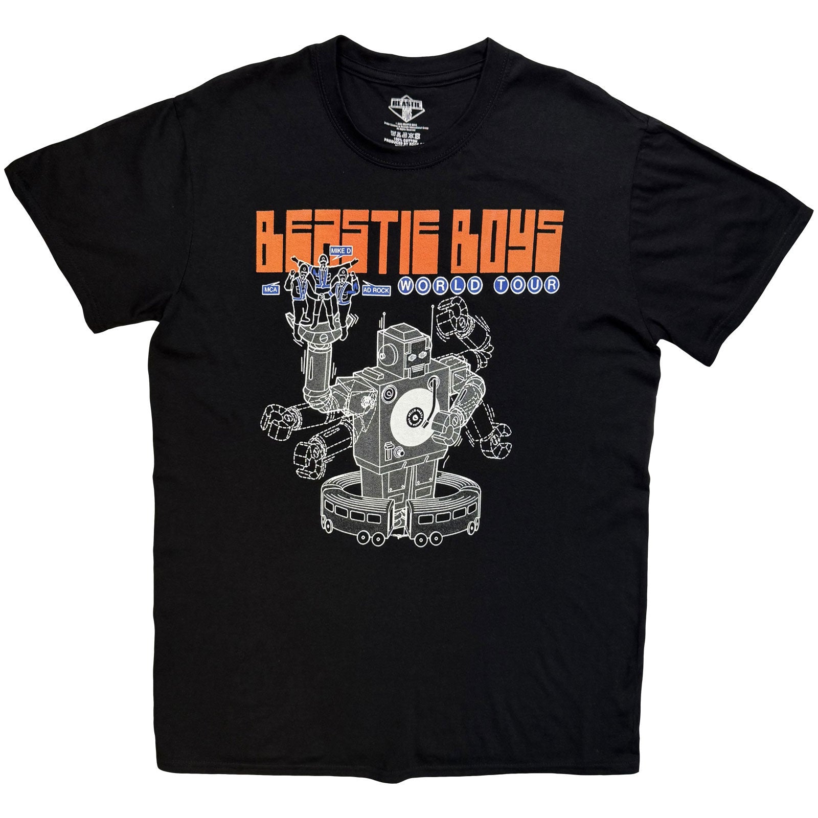 The Beastie Boys Unisex T-Shirt: Gap Robot (Black)