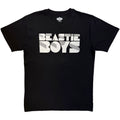 The Beastie Boys Unisex T-Shirt: Stripes Logo Mono (Black)