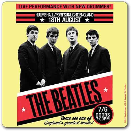 The Beatles Single Cork Coaster: 1962 Port Sunlight