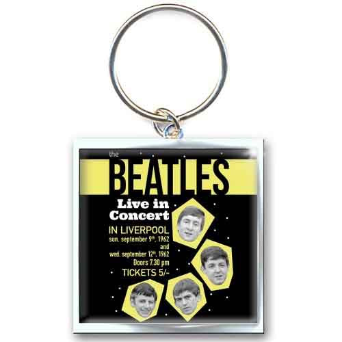 The Beatles Keychain: 1962 Live in Concert (Photo Print)