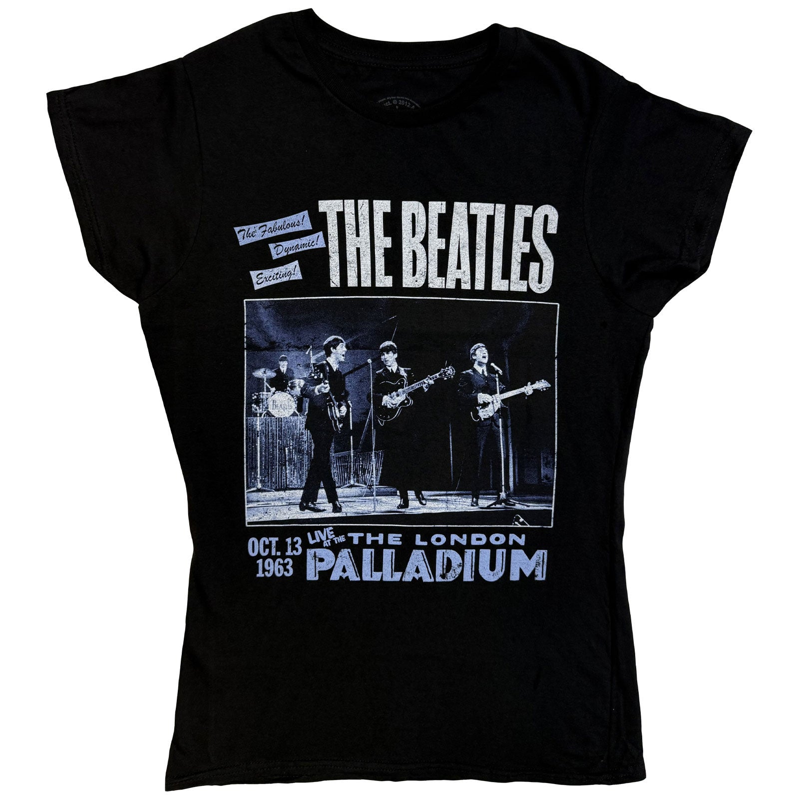 The Beatles Ladies T-Shirt: 1963 The Palladium (Black)