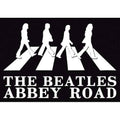 The Beatles Postcard: Abbey Road Crossing Silhouette (Black & White)