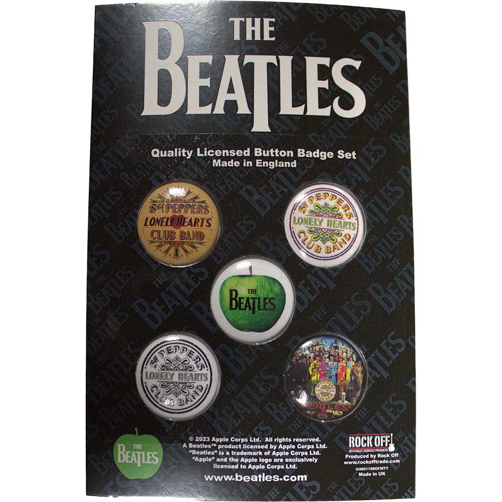 The Beatles Button Badge Pack: Sgt Pepper