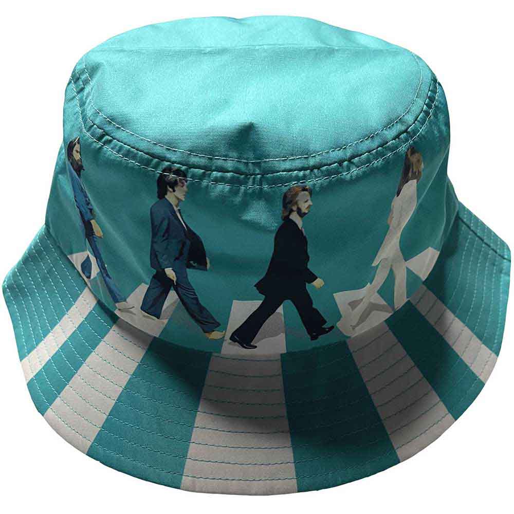 The Beatles Unisex Bucket Hat: Abbey Road (Blue)