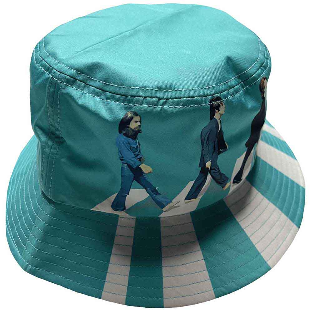 The Beatles Unisex Bucket Hat: Abbey Road (Blue)