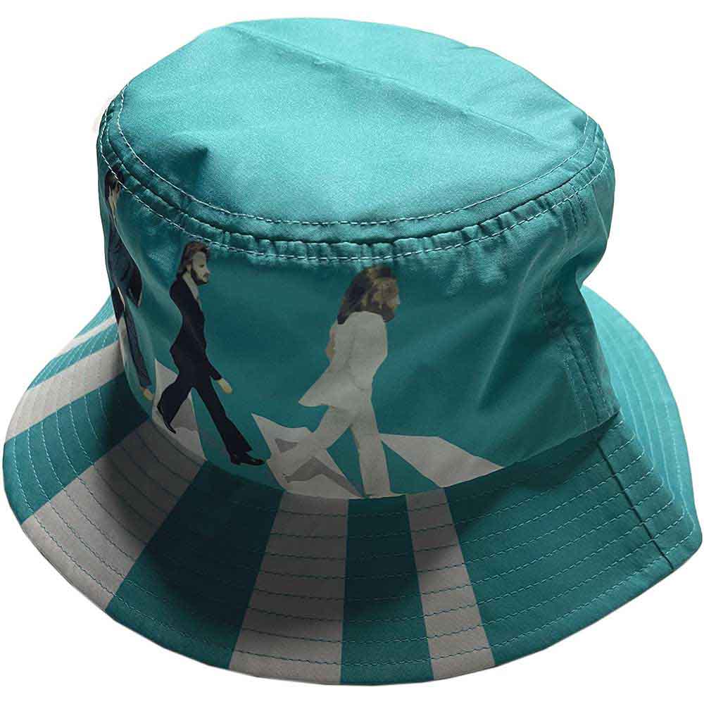 The Beatles Unisex Bucket Hat: Abbey Road (Blue)