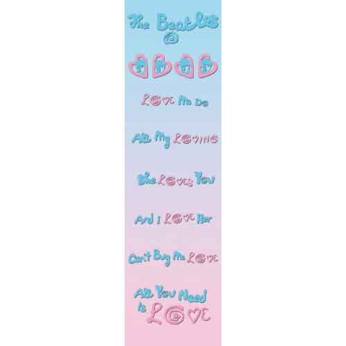 The Beatles Bookmark: Love